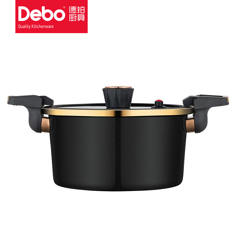 德铂（Debo） DEP-859嘉尼特微压锅家用汤锅不粘锅搪瓷微压锅26cm