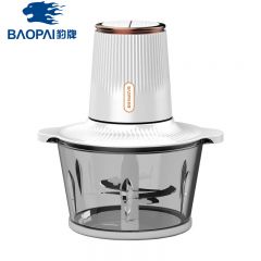 豹牌（BAOPAI） BP-MG211绞肉机2L大容量加厚玻璃杯体四叶精钢刀头