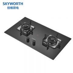 创维（Skyworth） JZY-Z2169燃气灶双灶 家用天然气5.2KW大火力铜质火盖 台式嵌入式两用