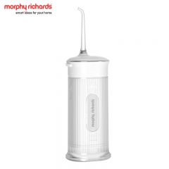 摩飞（Morphyrichards） 冲牙器洗牙器水牙线洁牙器家用便携抽拉水箱清洁器手持立式设计冲牙器-白色MF108N