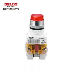 德力西电气（DELIXI ELECTRIC） 按钮开关1LAY7-11D 24V 红