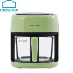 乐扣乐扣（LOCK&LOCK） 空气炸锅EJF3975GR家用多功能大容量智能迷你4升小炸锅机 可视化炸蓝-绿色