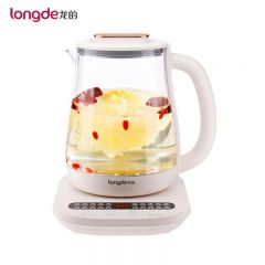 龙的（longde） LD-YS1823养生壶大容量烧水壶智能菜单煮茶器24小时预约煮茶壶180分钟调时调温办公室电水壶1.8L