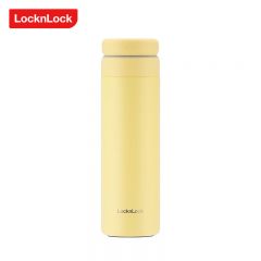 乐扣乐扣（LOCK&LOCK） LHC3290YEL保温保冷一键开盖推盖保温杯可拆卸茶网易洗316不锈钢黄色450ml