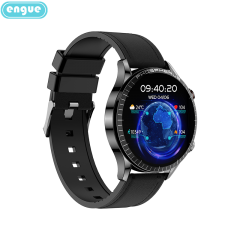 恩谷（ENGUE） EG-TL10S通话版 高清屏血氧心率智能手表WATCH蓝牙通话长续航全方位健康监测多功能运动手表送钢表带黑色