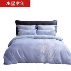 水星家纺 全涤磨毛四件套200*230cm馨香蜜语