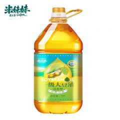 米妹妹（MIMEIMEI） 大豆油5L 东北大豆油 清香型 非转基因 物料压榨一级 食用油