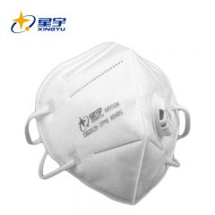 星宇 KN95口罩防尘透气飞沫传播防护口罩-头戴式+呼吸阀 M9508 30片/盒