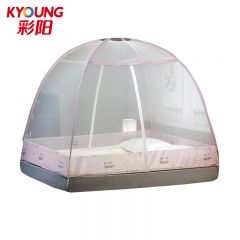 彩阳 心愿粉免安装蒙古包蚊帐-288（玻纤） 180*200*170