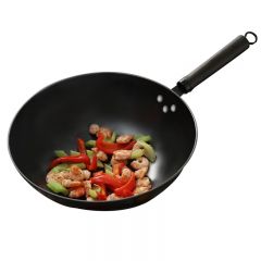 拜格（BAYCO） 炒锅铁锅32CM 无涂层精铁炒锅锅具平底电磁炉燃气灶通用 BG1627 G1627