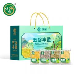 绿帝（GREEN KING)  五谷丰盈杂粮礼盒1400g 粥料礼盒营养早餐