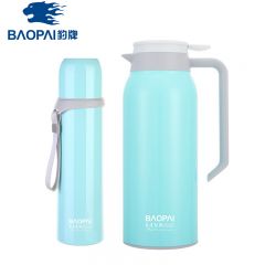 豹牌（BAOPAI） BP03-V1028真空保温杯壶套装大容量水壶户外壶 悠然 1500ml+500ml