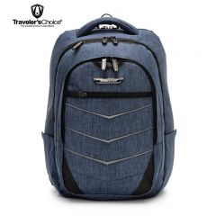 旅选（Traveler'sChoice） TC00057旅选大容量休闲双肩背包深海蓝