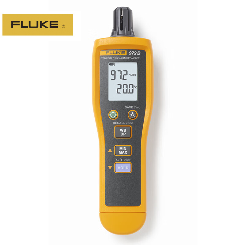 福禄克（FLUKE）手持式温湿度测试仪 高精度温温度计 FLUKE-972B/CN（个）