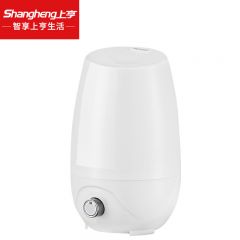上亨（shangheng） SHZH-SHJ001白色加湿器卧室家用办公室大雾大容量小型净化空气低噪落地桌面香薰喷雾器 白色【干烧保护+2.6L大容量】