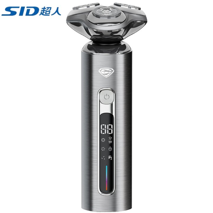 超人（SID） 剃须刀电动刮胡刀男士车载充电式便携剃胡须子刀【一机四用】智能数显+快充-HS390 普通装