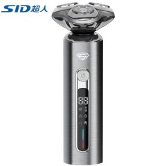 超人（SID） 剃须刀电动刮胡刀男士车载充电式便携剃胡须子刀【一机四用】智能数显+快充-HS390 普通装
