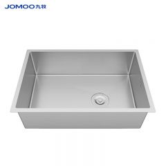 九牧（JOMOO）06251-7Z-1 水槽 家用厨房加厚不锈钢拉丝手工槽 洗菜盆洗碗水池台下盆单槽 手工槽68×45（不含龙头）