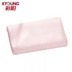 彩阳 粉色慢回弹记忆棉枕头 单只装 30*50cm