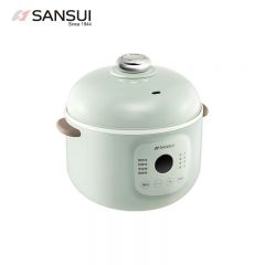 山水（SANSUI） S-DG3601隔水柔炖 白瓷内胆可定时预约八大炖煮功能电炖盅 0.8L