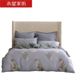 水星家纺 全棉抗菌四件套——清风有信