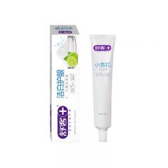 舒客 小苏打洁白护龈牙膏120g清新口气
