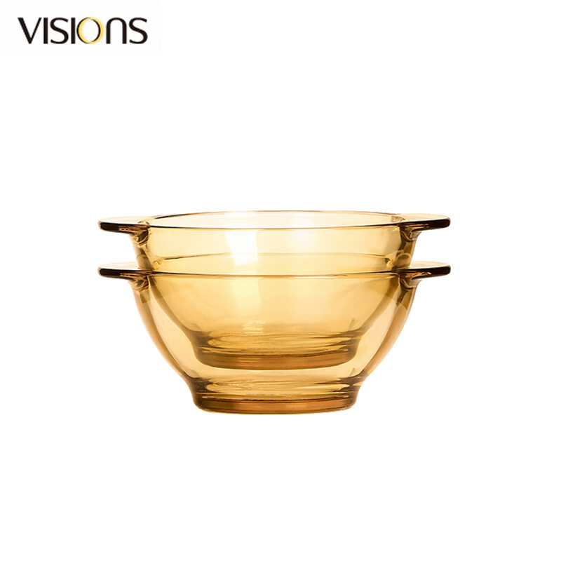 康宁（VISIONS） Corelle Brands Pyrex餐具Shiny晶耀系列玻璃餐具 2c件组 2件套