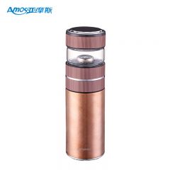 亚摩斯（AMOS） AS-TIFL500纯钛茶水分离杯钛水杯大容量男女士泡茶高档商务家用