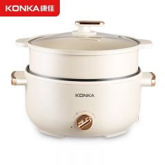 康佳（KONKA） 家用电火锅多功能4L大容量电煮锅KDHG-4006-M