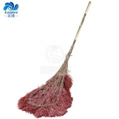 兰诗（LAUTEE） DM-216 波丝大扫把 塑料丝竹扫把清扫笤帚 大号波丝2.6斤款1个装