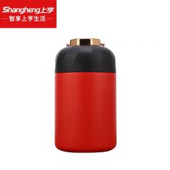 上亨（shangheng） SHZH-CFB012焖烧杯不锈钢闷焖烧壶焖烧罐超长保温焖粥汤桶保温 600ML红色