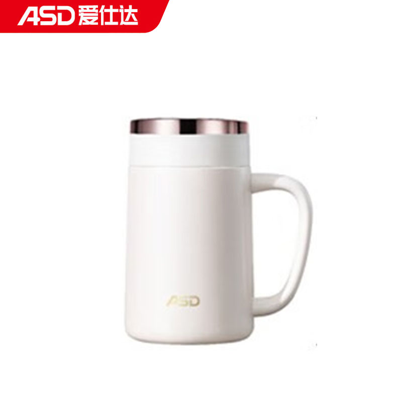 爱仕达（ASD） 杯壶水具系列 480ML白色办公杯RWS42B7Q-JW