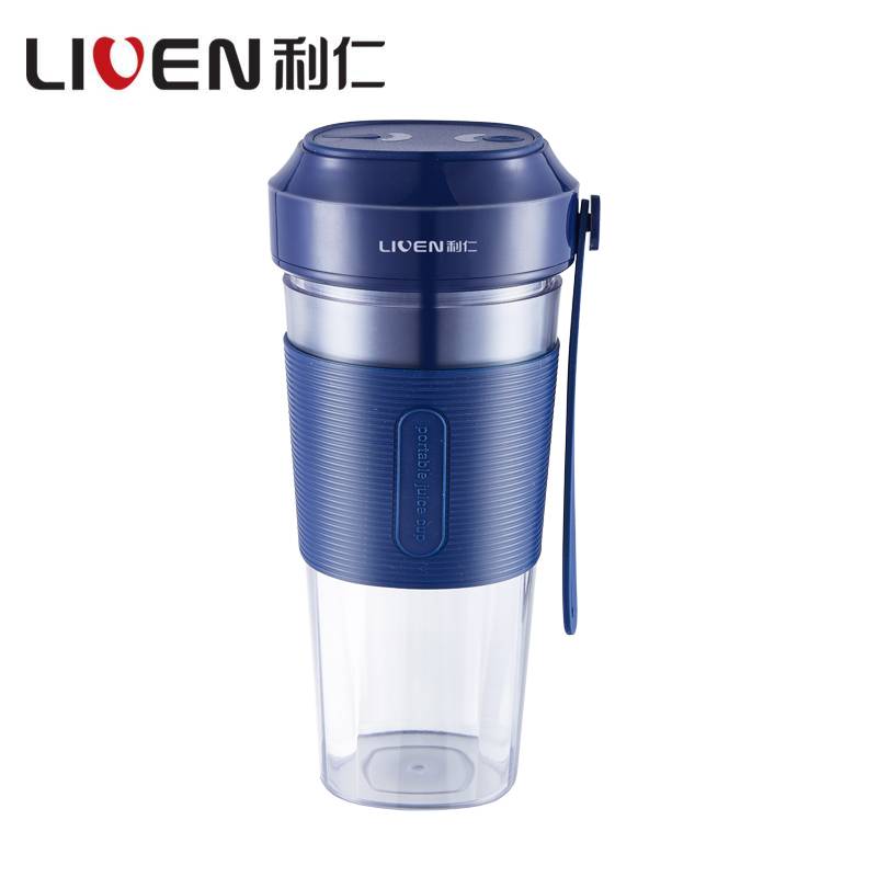 利仁（Liven） LP-LL350榨汁机便携式充电迷你无线果汁机料理机随行杯蓝色