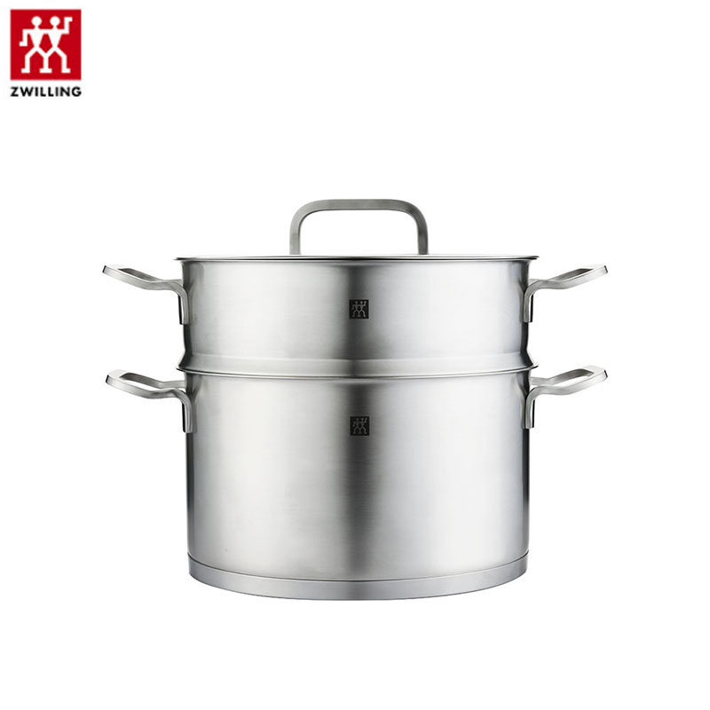 双立人（ZWILLING） 1017233  ZWILLING Moment 深烧锅+单蒸笼套装易清洗健康烹饪