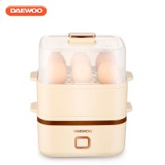 大宇（DAEWOO） DYZD-150白色家用煮蛋器小容量多功能蒸蛋蒸包双层小蒸锅