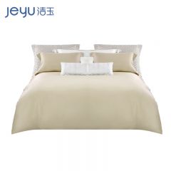 洁玉 绵绵时光天丝棉四件套J4719米色200*230cm