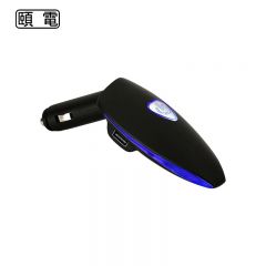 颐电 AD-2657车载香薰充电器净化器多功能产品 黑色