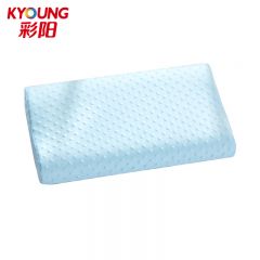 彩阳 蓝色慢回弹记忆棉枕头 单只装 30*50cm