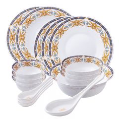 康宁（Corelle Brands）  康宁冰萃玲珑彭巴杜夫人系列餐具16件套B  CB-BPBD16B/KZ/LS