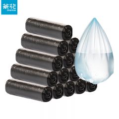 茶花（CHAHUA）一次性塑料袋加厚点断式45*50 3色混装125只  301001