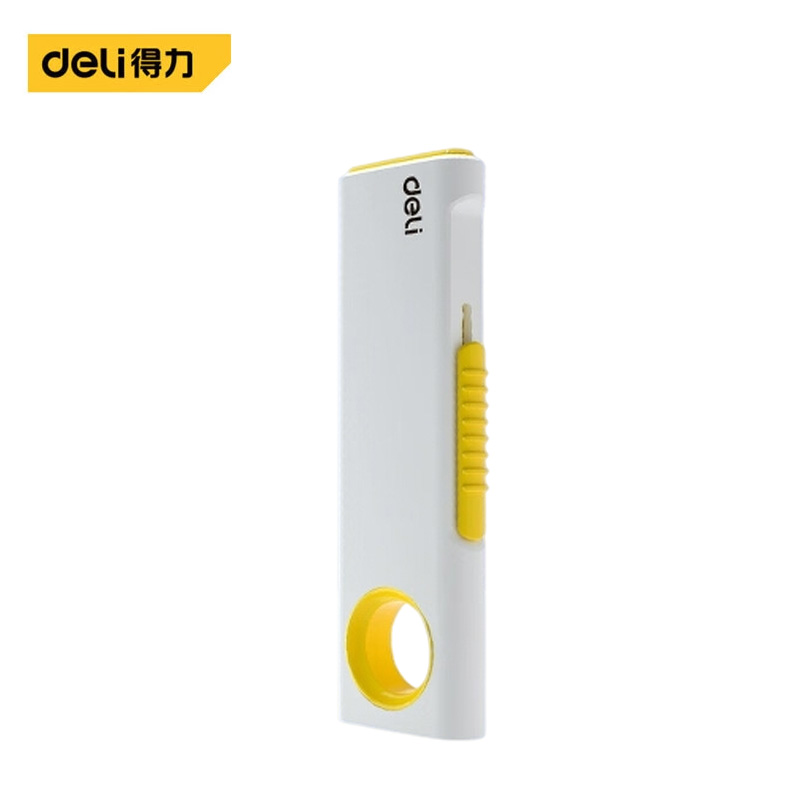 得力（deli） DL408A 迷你开箱刀 T型美工刀快递刀家用迷你小刀便携开箱器拆包裹手工DIY创意美术生割纸刀裁纸刀