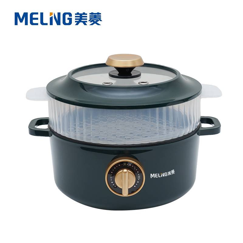 美菱（MeiLing） 多功能商用电煮锅 一机多用 双层组合多功能锅 绿色MT-LC1503