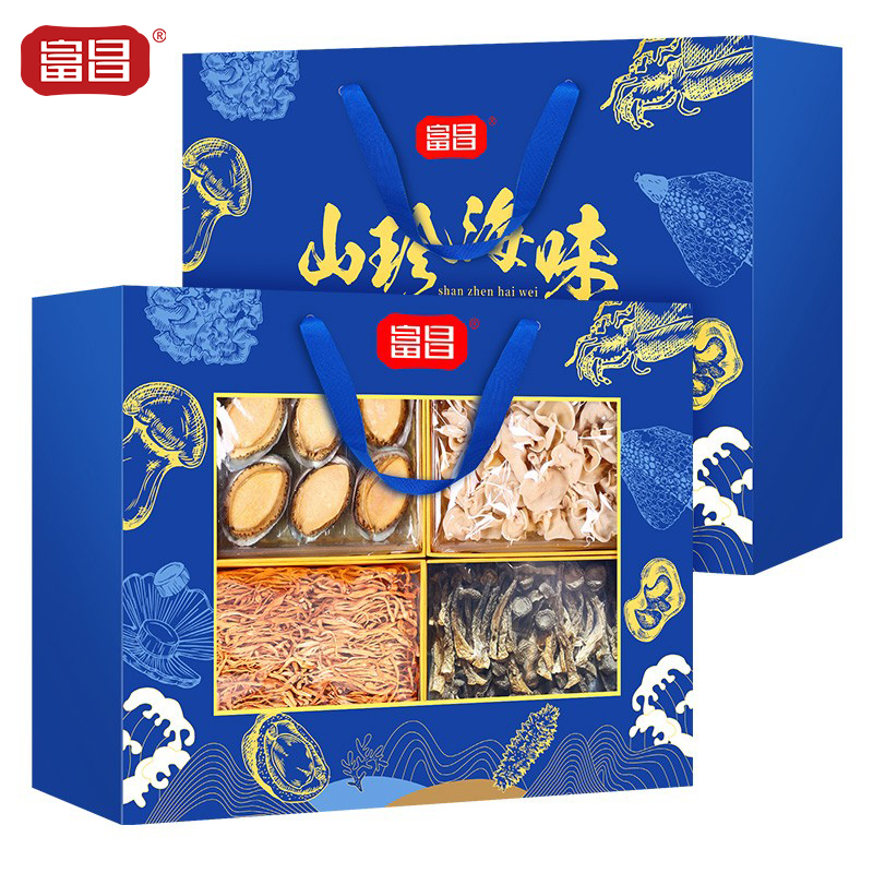 富昌 山珍海味礼盒303g 海鲜海产礼盒