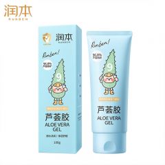 润本（RUNBEN） 儿童芦荟胶100g 宝宝面霜补水舒缓晒后泛红专用保湿凝露