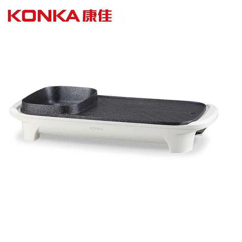 康佳（KONKA） 电炒锅家用多功能电锅煎烤涮一体电热电煮锅用烤涮锅KSKG-1393-M