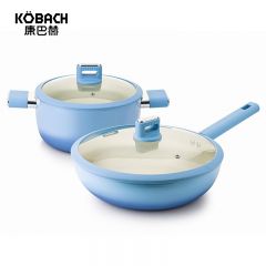 康巴赫（KBH）  溢彩不粘锅具两件套  LPB-CT02A 30cm+24cm