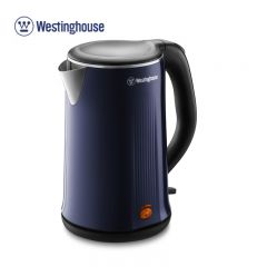 西屋（Westinghouse） WEK-C83 电热水壶电水壶快热水壶双层防烫 304不锈钢一体无缝内胆蓝色1.8L