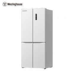 西屋（Westinghouse） 60cm薄476升零嵌十字双开四开门超薄嵌风冷无霜一级变频家用电冰箱BCD-WF476G700W典雅白 白色