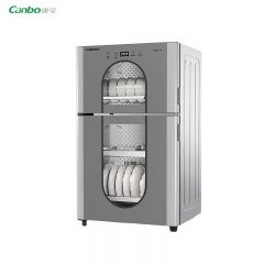康宝（Canbo） 消毒柜家用小型立式304不锈钢双门母婴奶瓶厨房碗具碗筷茶杯高温触摸式二星级消毒碗柜 二星级 80L 丨XDZ80-KT丨304材质