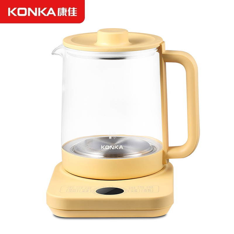康佳（KONKA） 养生壶1.5L大容量烧水壶 煮茶器智能预约煮茶壶 花茶壶 玻璃保温开水电热水壶 KYSH-1501-M